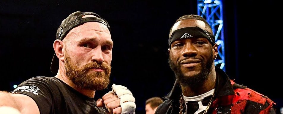 Tyson Fury with Gareth A Davies in downtown LA