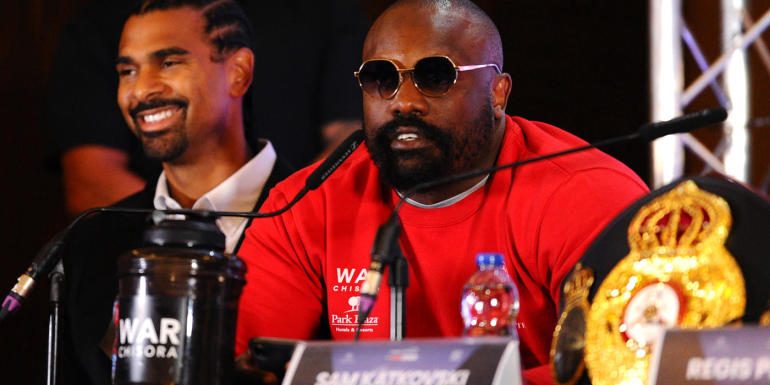 Dereck Chisora hijacks Josh Taylor press conference for foul-mouthed rant at boxing promoter Eddie Hearn