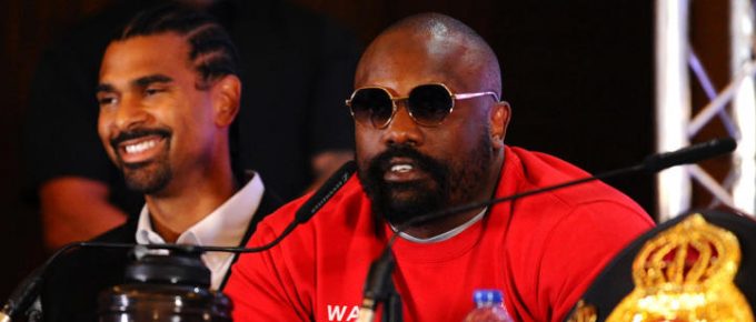 Dereck Chisora hijacks Josh Taylor press conference for foul-mouthed rant at boxing promoter Eddie Hearn