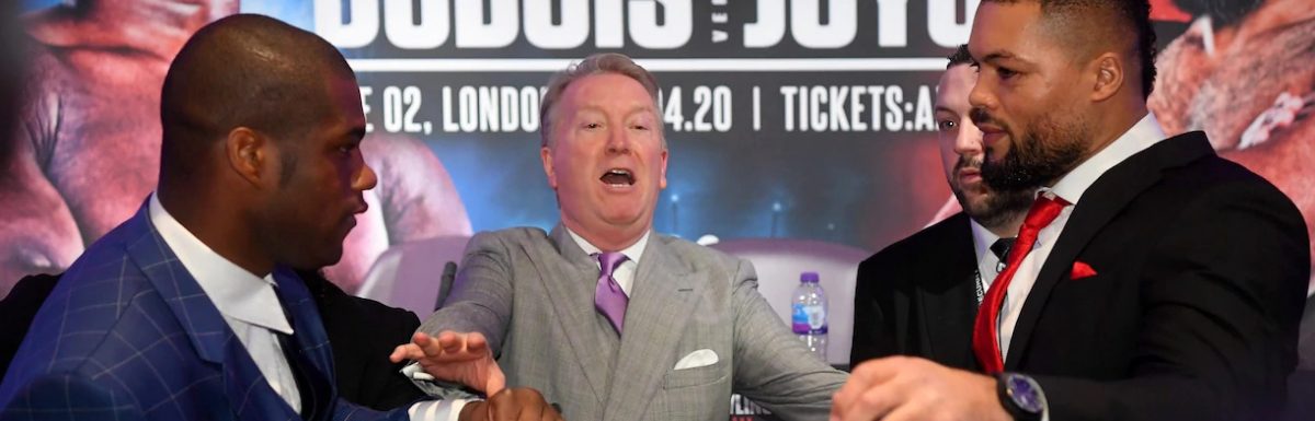Sparks fly as all-British heavyweight showdown between Daniel Dubois and Joe Joyce announced