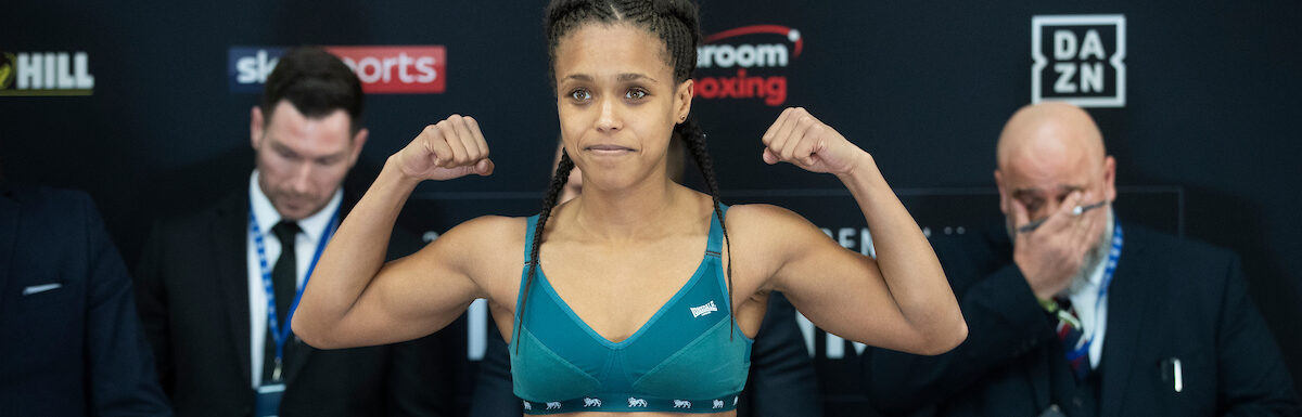 Natasha Jonas eyes Katie Taylor re-match at Croke Park after winning two more world title belts