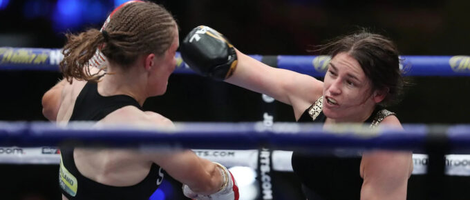 Katie Taylor proves she is still Queen of the Ring with victory over Miriam Gutierrez on history-making night at Wembley