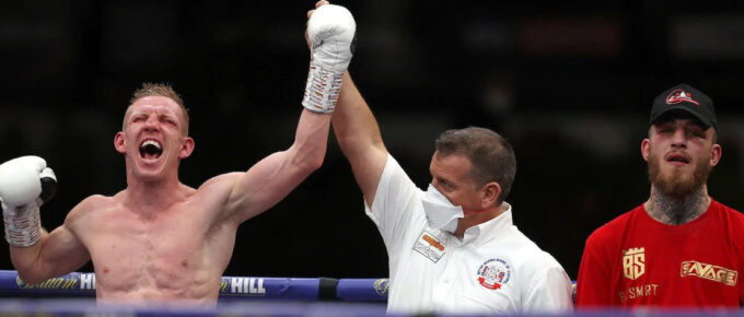 Ted Cheeseman wins IBF international light middleweight title after unanimous points decision over Sam Eggington