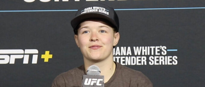 Cory McKenna is the first Welsh female to fight in the UFC her debut against  Kay Hansen on Nov 14