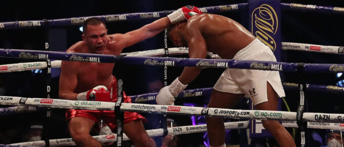 Joshua vs Pulev result: Anthony Joshua delivers knockout in ninth round after commanding display