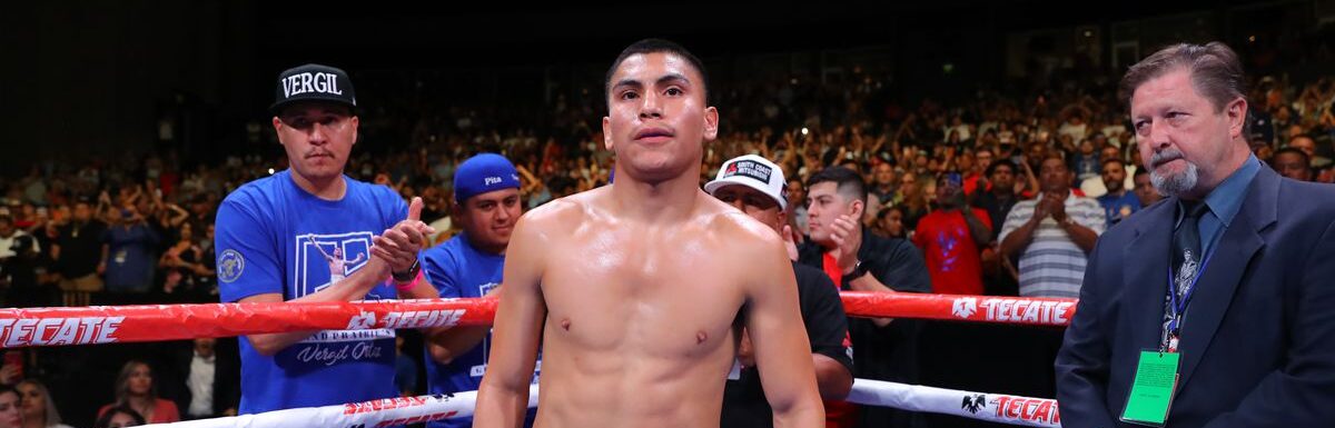 VERGIL ORTIZ JR FEELS SPIRIT OF THE AZTEC WARRIOR AND COULD PLAY GUITAR IN THE RING POST FIGHT