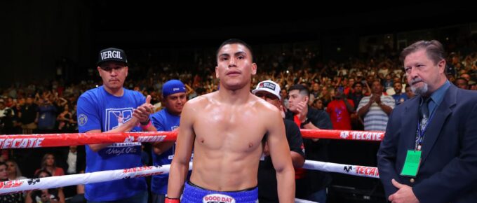 VERGIL ORTIZ JR FEELS SPIRIT OF THE AZTEC WARRIOR AND COULD PLAY GUITAR IN THE RING POST FIGHT