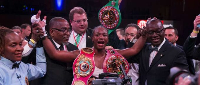 Claressa Shields on ‘long lost uncle’ Mike Tyson, fighting men and being women’s boxing’s greatest