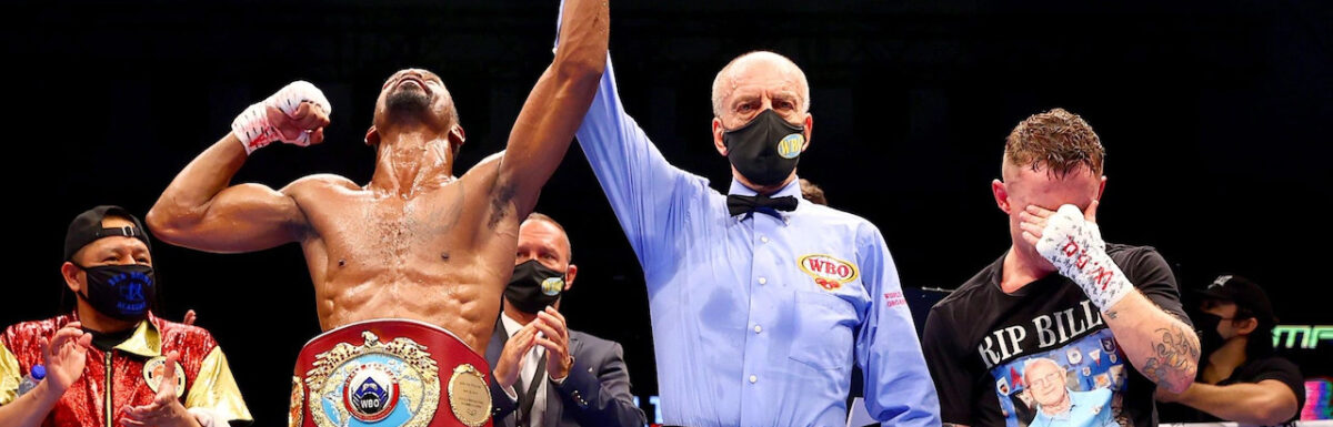 Carl Frampton announces retirement after losing title fight to Jamel Herring