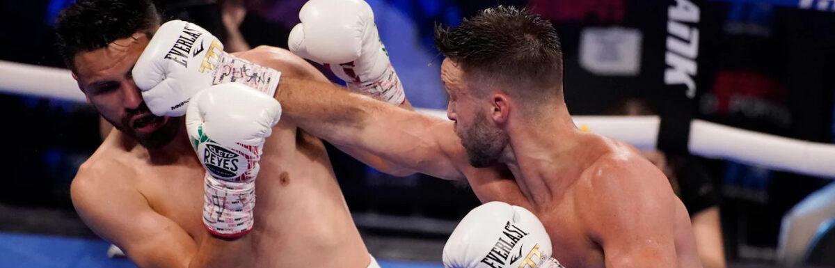 JOSH TAYLOR ARRIVES BACK IN UK AS UNDISPUTED 140 LBS CHAMPION & LOST BELTS ON THE WAY HOME FROM USA