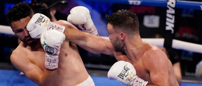 JOSH TAYLOR ARRIVES BACK IN UK AS UNDISPUTED 140 LBS CHAMPION & LOST BELTS ON THE WAY HOME FROM USA