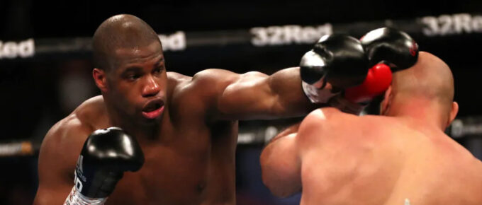 Daniel Dubois targets Joe Joyce rematch after powering past Bogdan Dinu on return