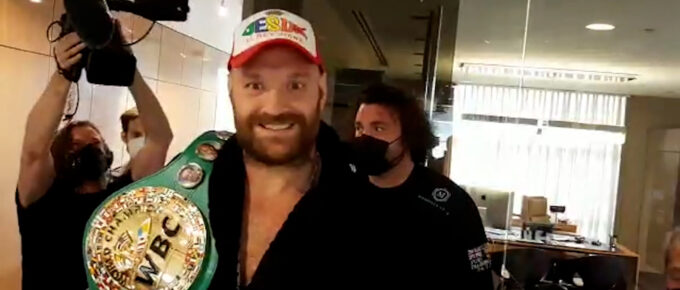 Tyson Fury: ‘I only have a couple of fights left in me’