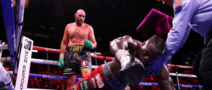 Tyson Fury hauls himself off canvas twice to knockout Deontay Wilder in spellbinding heavyweight classic