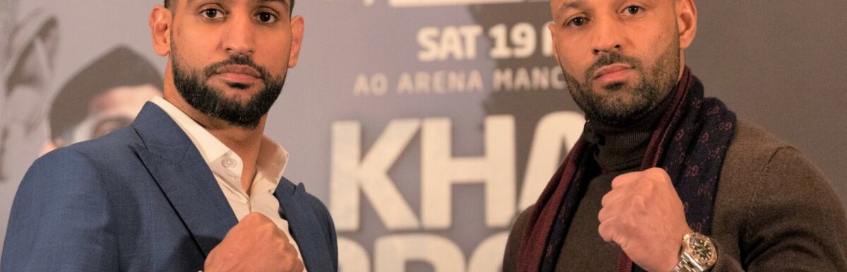 Amir Khan and Kell Brook trade homophobic and racist insults as press conference descends into chaos
