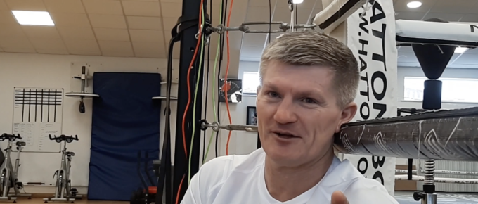 (Video) Ricky Hatton talks to Gareth A Davies about weight loss & exhibition with Marco Antonio Barrera