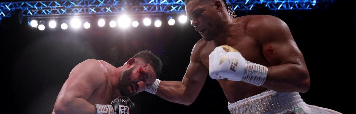 Joe Joyce fells Joseph Parker in 11th round to win WBO interim heavyweight title