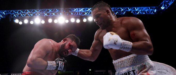 Joe Joyce fells Joseph Parker in 11th round to win WBO interim heavyweight title