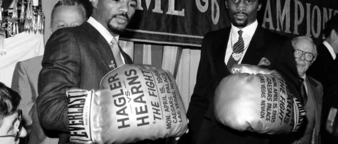 ‘The most electrifying eight minutes ever’: Marvin Hagler vs Thomas Hearns 40 years on