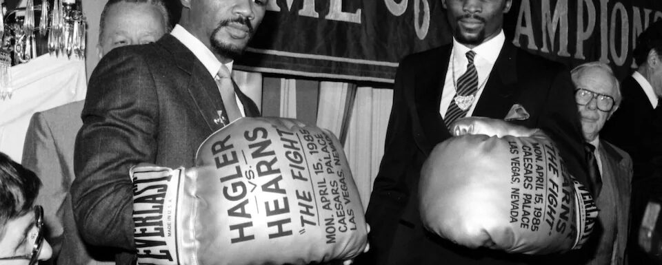 ‘The most electrifying eight minutes ever’: Marvin Hagler vs Thomas Hearns 40 years on